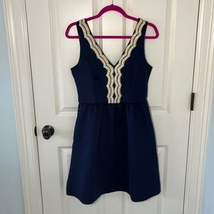 Lilly Pulitzer Women's Navy w/ gold accent Dress (SIZE: Medium)